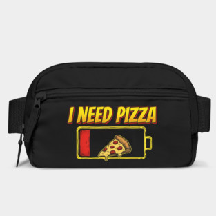 I Need Pizza Low Battery Food Lover Bag