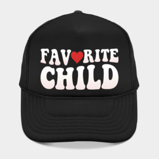 Favorite Child Heart Parent Family Hat