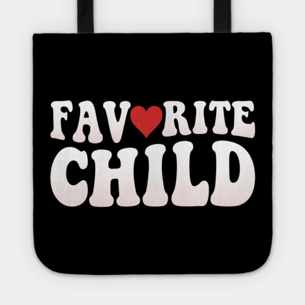 Favorite Child Heart Parent Family Tote by ArtistTee ⭐⭐⭐⭐⭐