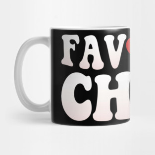 Favorite Child Heart Parent Family Mug