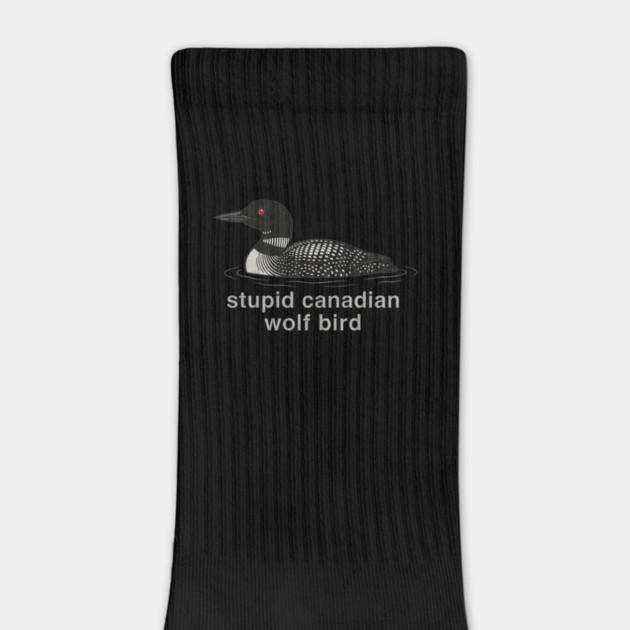 Stupid Canadian Wolf Bird Wildlife Humor by ArtistTee ⭐⭐⭐⭐⭐