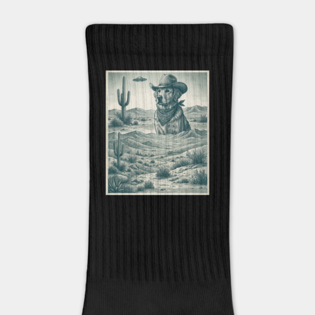 Cowboy Dog Desert Landscape Funny Western by ArtistTee ⭐⭐⭐⭐⭐