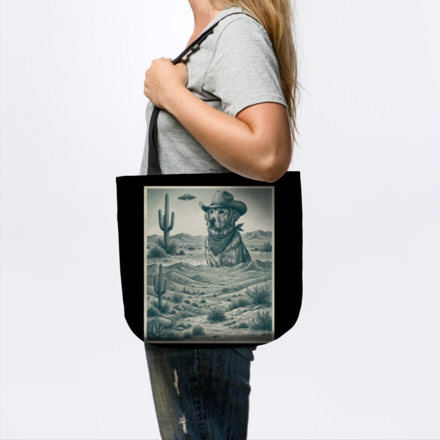 Cowboy Dog Desert Landscape Funny Western by ArtistTee ⭐⭐⭐⭐⭐