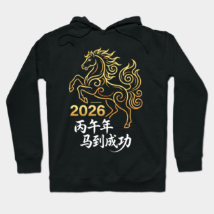 2026 Year Of The Horse Lunar New Year Hoodie