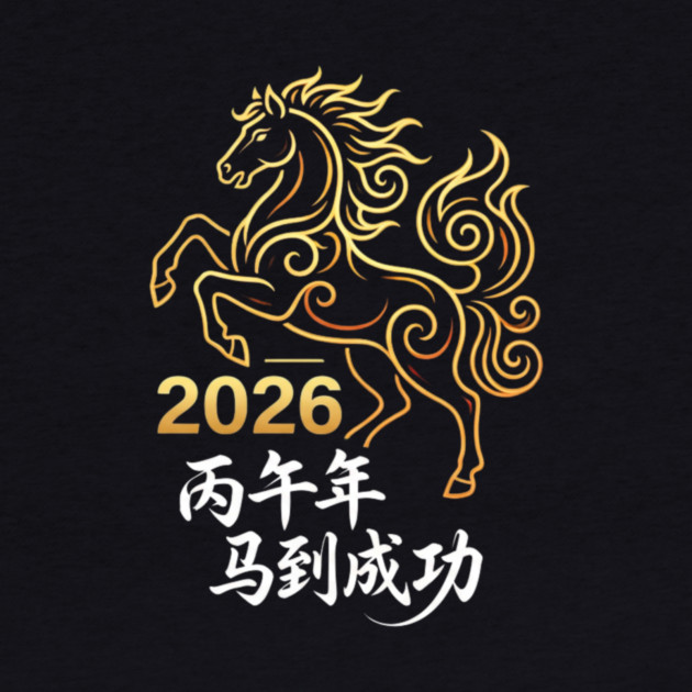 2026 Year Of The Horse Lunar New Year by ArtistTee ⭐⭐⭐⭐⭐