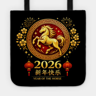 2026 Year of the Horse Chinese New Year Tote