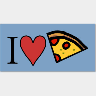 Pizza Slice Love Posters and Art