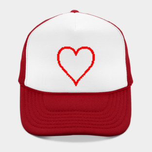 Pixel Heart Hat