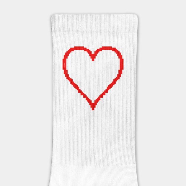 Pixel Heart by Creatifly Graphic Tees