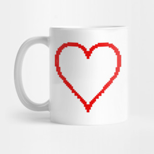 Pixel Heart Mug