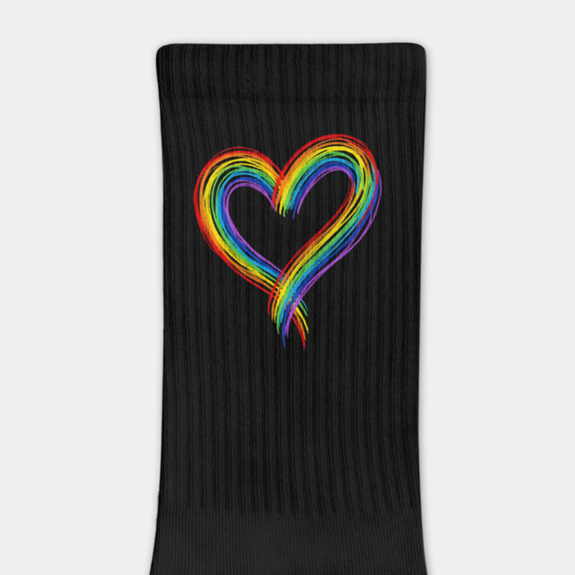 Rainbow Heart by Creatifly Graphic Tees
