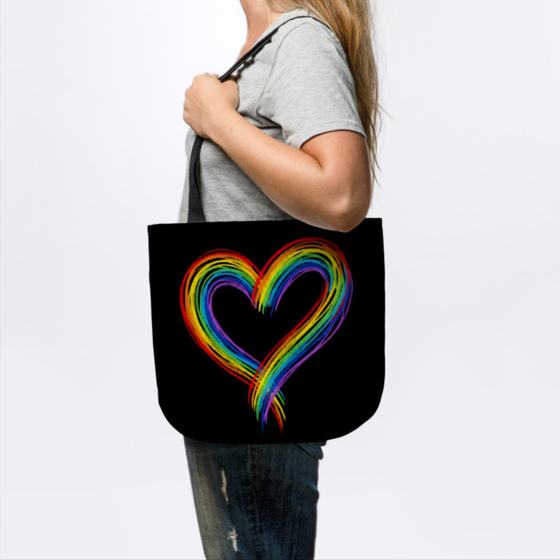 Rainbow Heart by Creatifly Graphic Tees