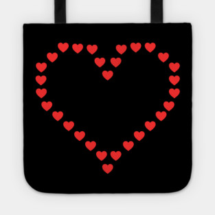 Heart of Hearts Love Outline Tote
