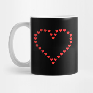 Heart of Hearts Love Outline Mug