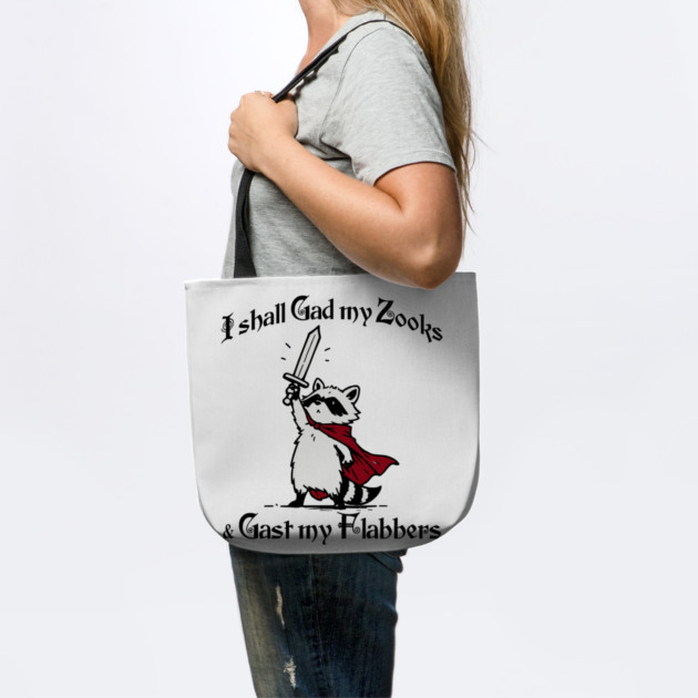 Raccoon Knight I Shall Gad My Zooks and Gast My Flabbers by Luxinda