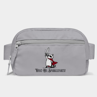 Raccoon Knight: What-Ho, Sparklefarts! Funny Design Bag