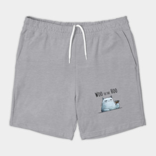 Sarcastic Cat "Woo to the Hoo" snarky funny design Shorts