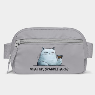 Sarcastic Cat: What Up, Sparklefarts Funny Design Bag