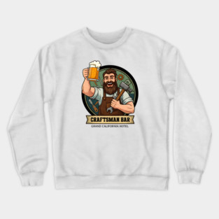 The Craftsman Bar Lounge Grand California Hotel Anaheim Crewneck Sweatshirt