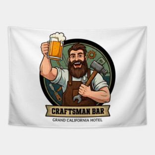 The Craftsman Bar Lounge Grand California Hotel Anaheim Tapestry