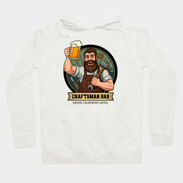 The Craftsman Bar Lounge Grand California Hotel Anaheim Hoodie by Joaddo