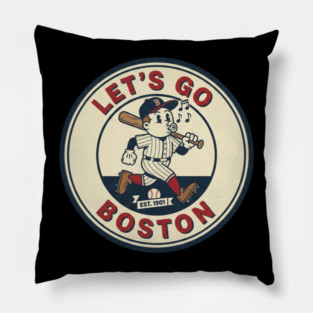 Red Sox Let's Go Pillow