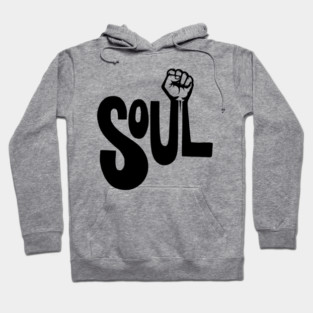 Soul Power - Retro Raised Fist Hoodie