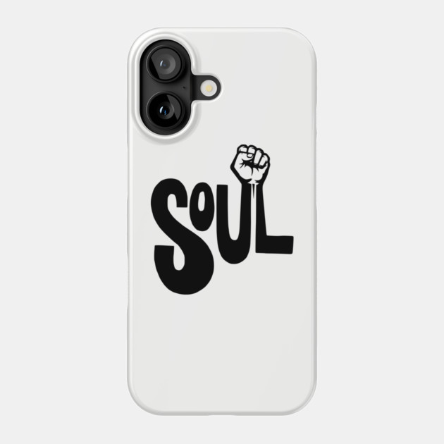 Soul Power - Retro Raised Fist Phone Case by UrbanLifeApparel