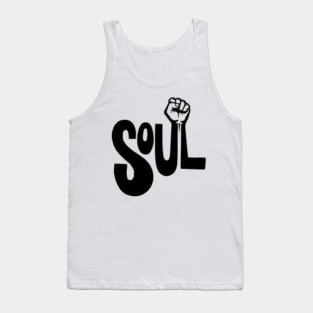 Soul Power - Retro Raised Fist Tank Top