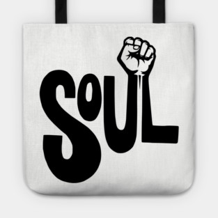 Soul Power - Retro Raised Fist Tote