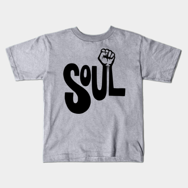 Soul Power - Retro Raised Fist Kids T-Shirt by UrbanLifeApparel