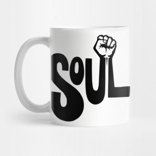 Soul Power - Retro Raised Fist Mug