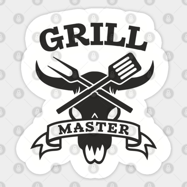 Grill Master BBQ Pit Boss Meat Lover Sticker by Anticorporati