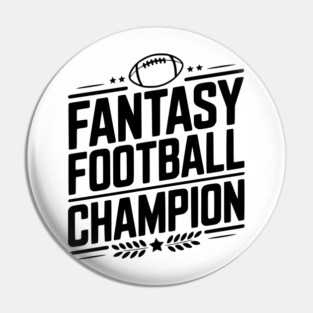 Fantasy Football Champion Pin