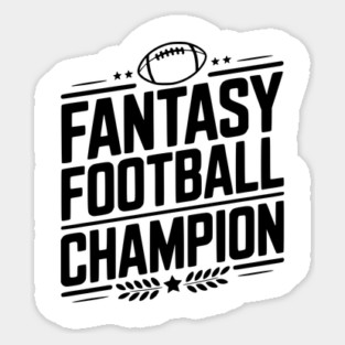 Fantasy Football Champion Magnet
