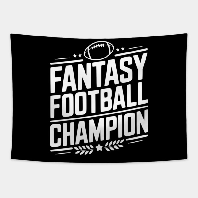 Fantasy Football Champion Tapestry by Frank Ring