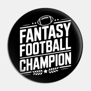 Fantasy Football Champion Pin