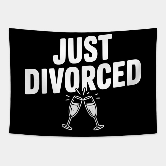 Just Divorced Tapestry by Frank Ring