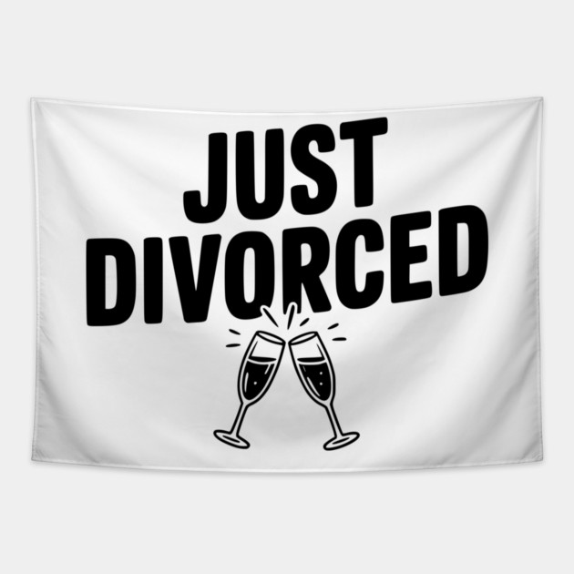 Just Divorced Tapestry by Frank Ring