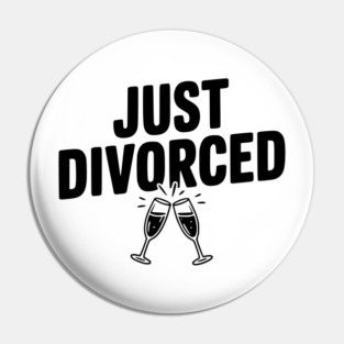 Just Divorced Pin