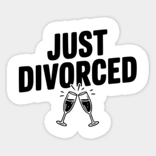 Just Divorced Sticker