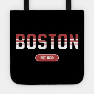 Boston 1630 Established - Retro Collegiate Style Tote