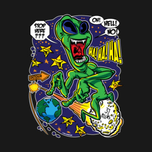 Alien Joyride on 3I/ATLAS – Interstellar Nope Tour T-Shirt