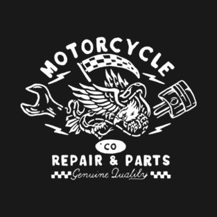 the motorcycle garage T-Shirt