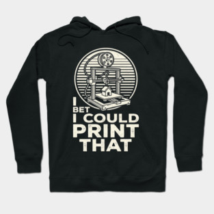 3d Printing Maker Enthusiast Hobbyist Slogan Extruder Machine Concept Hoodie