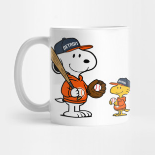 Houston Astros - Snoopy & Woodstock Baseball Style M021 Mug