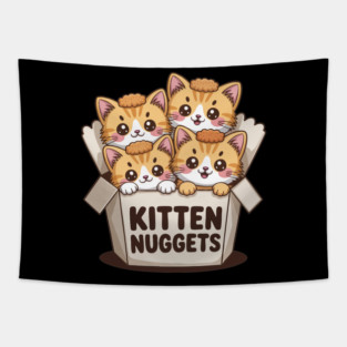 Kitten Nuggets Tapestry