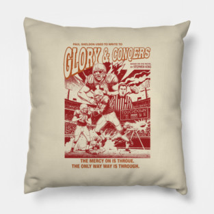 Glory and Conquers Paul Sheldon Stephen King Football Pillow