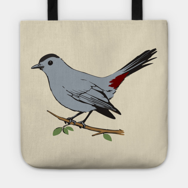 American Gray Catbird Tote by DonWillisJrArt