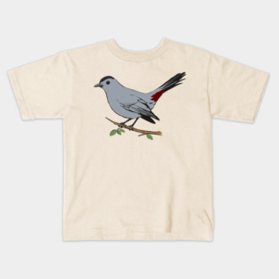 American Gray Catbird Kids T-Shirt